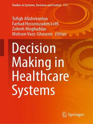 cover image of Decision Making in Healthcare Systems